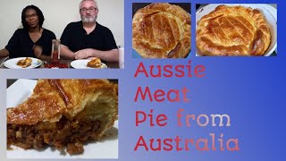 Aussie Meat Pie from Australia | Food Review Mukbang (Episode 24) | ourfamilyof5