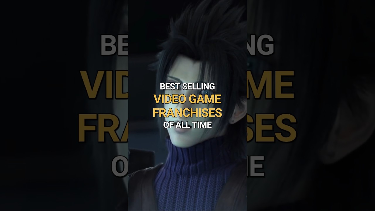 Best Selling Video Game Franchises of all Time #shorts #gaming #minecraft #lego #cod #fifa #gta