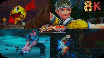 Cross Art of Street Fighter & Guest Characters | Street Fighter x Tekken | 8K 60 FPS