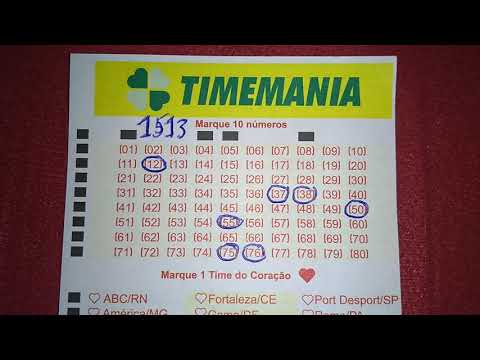 Timemania Resultado 1513 - YouTube