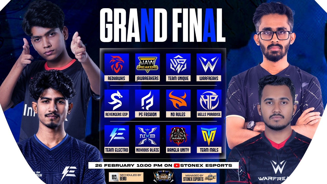 [🔴 LIVE AURORA CMP GRAND FINAL  | ft @JB.FREAK22 @KUTTUSH-u5r @RedHawksOfficials​