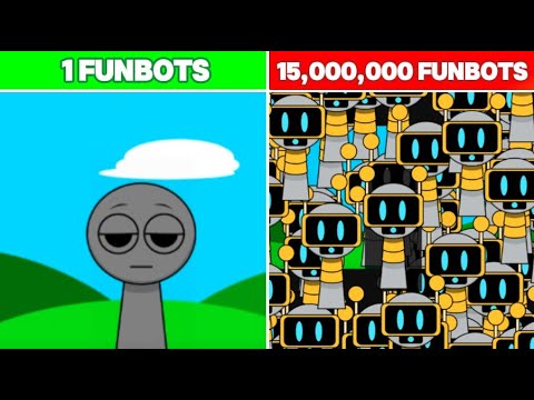 1 Funbots vs 15,000,000 FunBots in Incredibox Sprunki - YouTube