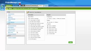 Using Email Alerts in Project Management Software screenshot 2