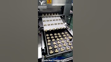 Panda Bear Cookies Machine,Panda Cookies Slicer & Panning Machine,Kee Wah Bakery Cookies Machine