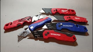 Заявка на победу - нож WorkPro WP211026. Финальное сравнение с Milwaukee