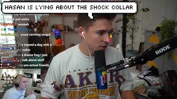 xQc Reacts to Ludwig Calling Out Hasan Saying it Was 100% a Shock Collar