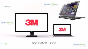 Applying The 3M Privacy Screen (Available At Huntoffice.ie)!