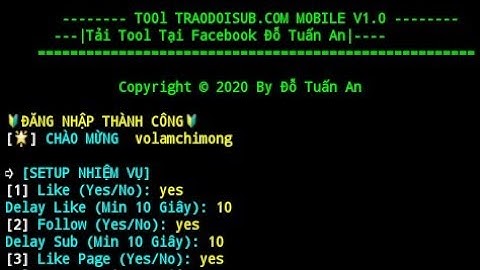 SHARE TOOL TRAODOISUB V1.0 - FULL CHỨC NĂNG - CHẠY SIÊU MƯỢT | Tuấn An Star♪