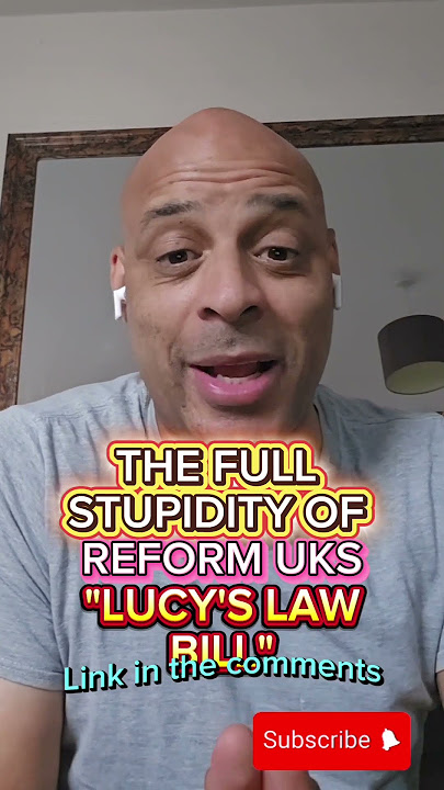 STUPIDITY OF REFORM UKS 'LUCY'S LAW' BILL #ukpolitics #labour #reformuk