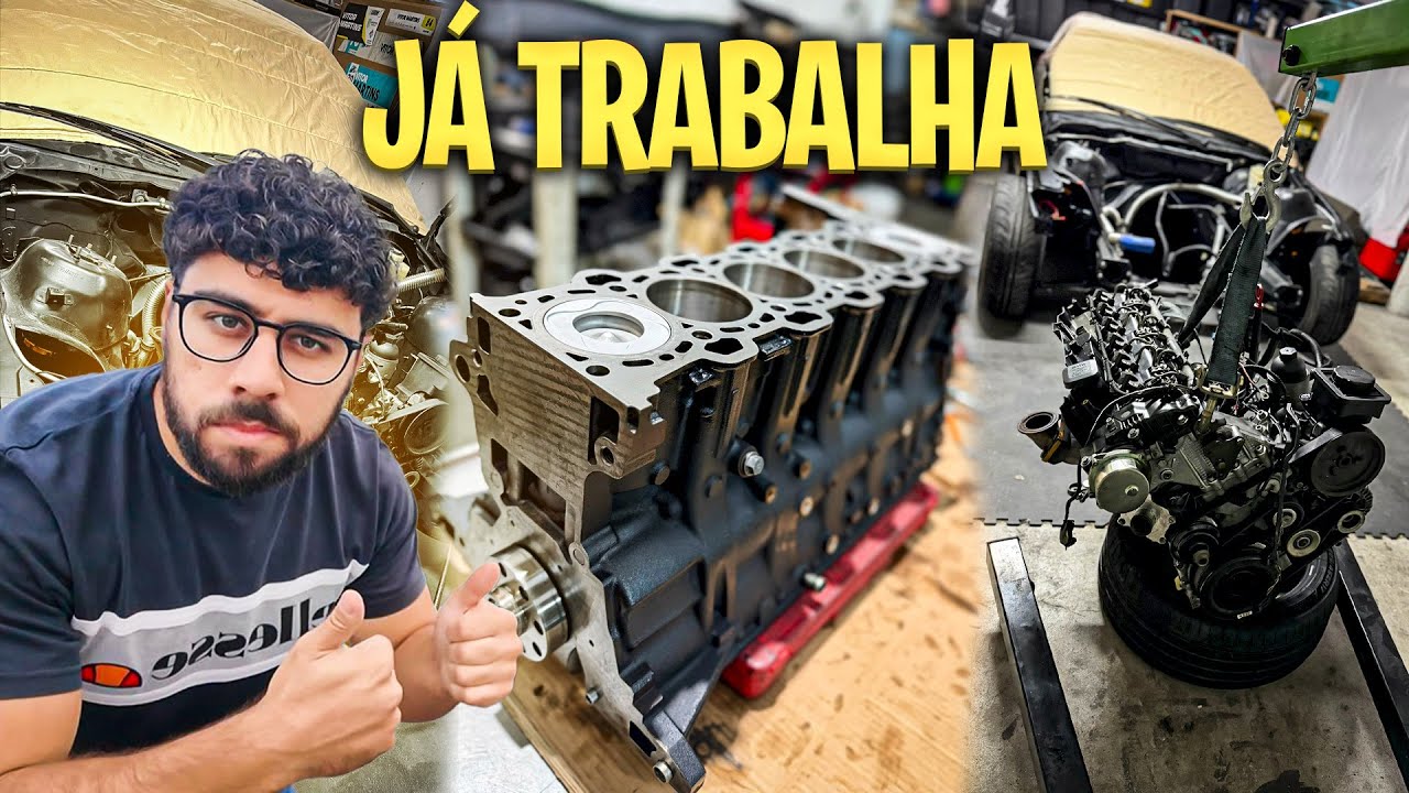 MONTAMOS O “NOVO” MOTOR E JÁ FICOU A TRABALHAR !