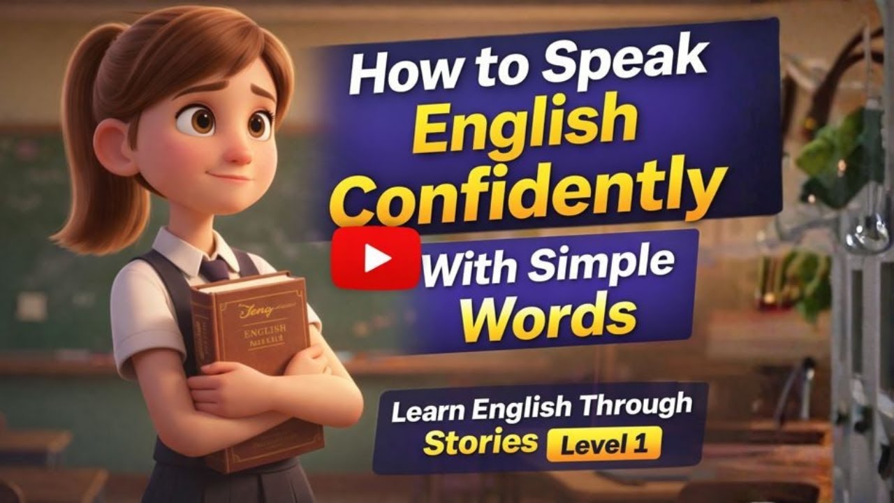 How to Speak English Confidently With Simple Words II Learn English ...