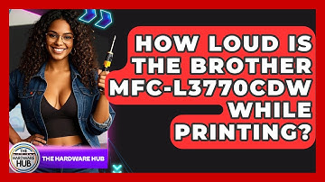 How Loud Is The Brother MFC-L3770CDW While Printing? - The Hardware Hub