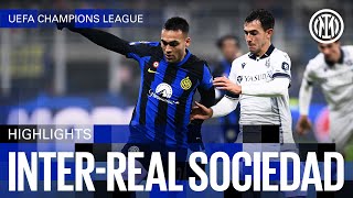 ALL SQUARED IN SAN SIRO 🤝 | INTER 0-0 REAL SOCIEDAD | HIGHLIGHTS | UEFA CHAMPIONS LEAGUE 23/24 ⚽⚫🔵