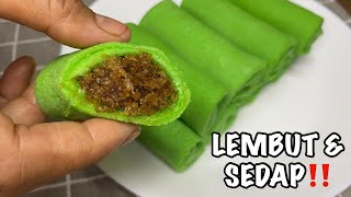 Kuih Ketayap Superb Lembut Rugi Tak Cuba‼️ | Sukatan Cawan