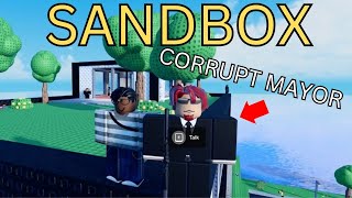 I SAVED A TOWN From The CORRUPT Mayor... | Roblox Ultimate Town Sandbox