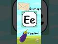 Let’s learn letter “E” 🍆🐘🍳 #toddlerlearning #phonics #phonicssong #earlylearning