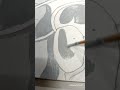 Drawing Vegeta using Acrylic paint|#shorts #trending #vegeta