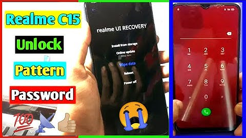 Hard Reset Realme C15 (RMX2185/RMX2180)  Pin Pattern Password Forget Unlock Without Pc Realme C15