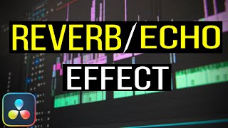 How To Make Reverb Echo Effect in Davinci Resolve (tutorial) screenshot 5