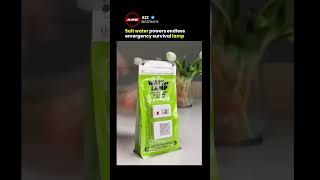 This Lamp Runs on Salt and Water