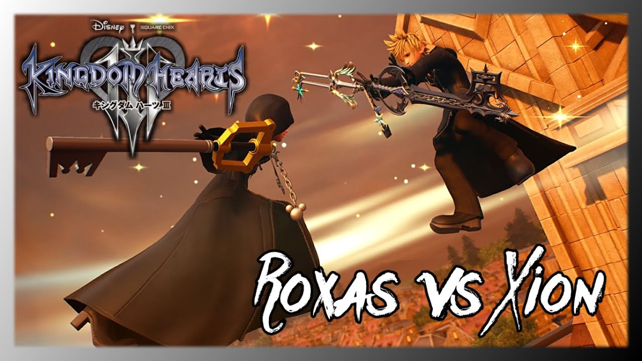 KH3】ロクサス(Roxas) vs シオン(Xion) (No damage) 【Mod】 - YouTube