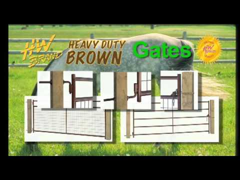 HW BRAND Heavy Duty Brown Livestock Equipment