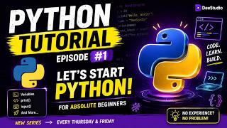 Learn Python in Tamil #1 | Variables, print() & input() for Beginners 🐍
