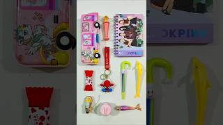Creative Fancy Stationery Items, Pencil Box, Notebook, Eraser, Sharpener #backtoschool #stationery