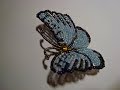Бабочка из бисера №2. // Часть 1/5. // Бисероплетение.  // Butterfly Bead.