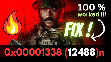 Modern warfare 3 error #0x00001338 (12488)n || 0x00001338 Bug mw3 by borntoplaygames