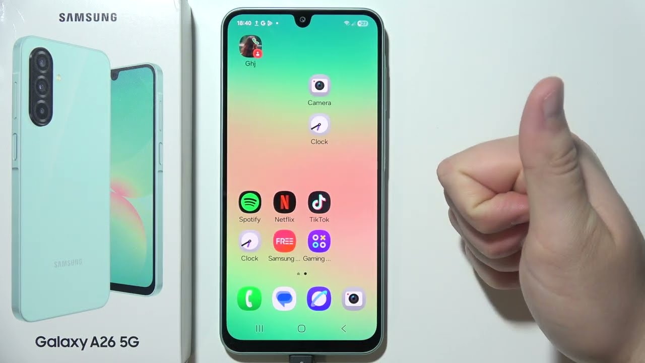 Samsung Galaxy A26 5G: How to Logout Gmail Account