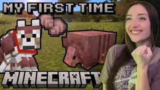 1st Time MINECRAFT Solo, No Wiki · Brushing Armadillos! [29]