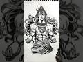 Mahakal Shiv 🌸🙏 #shorts #drawing #ytshorts #pencilsketch