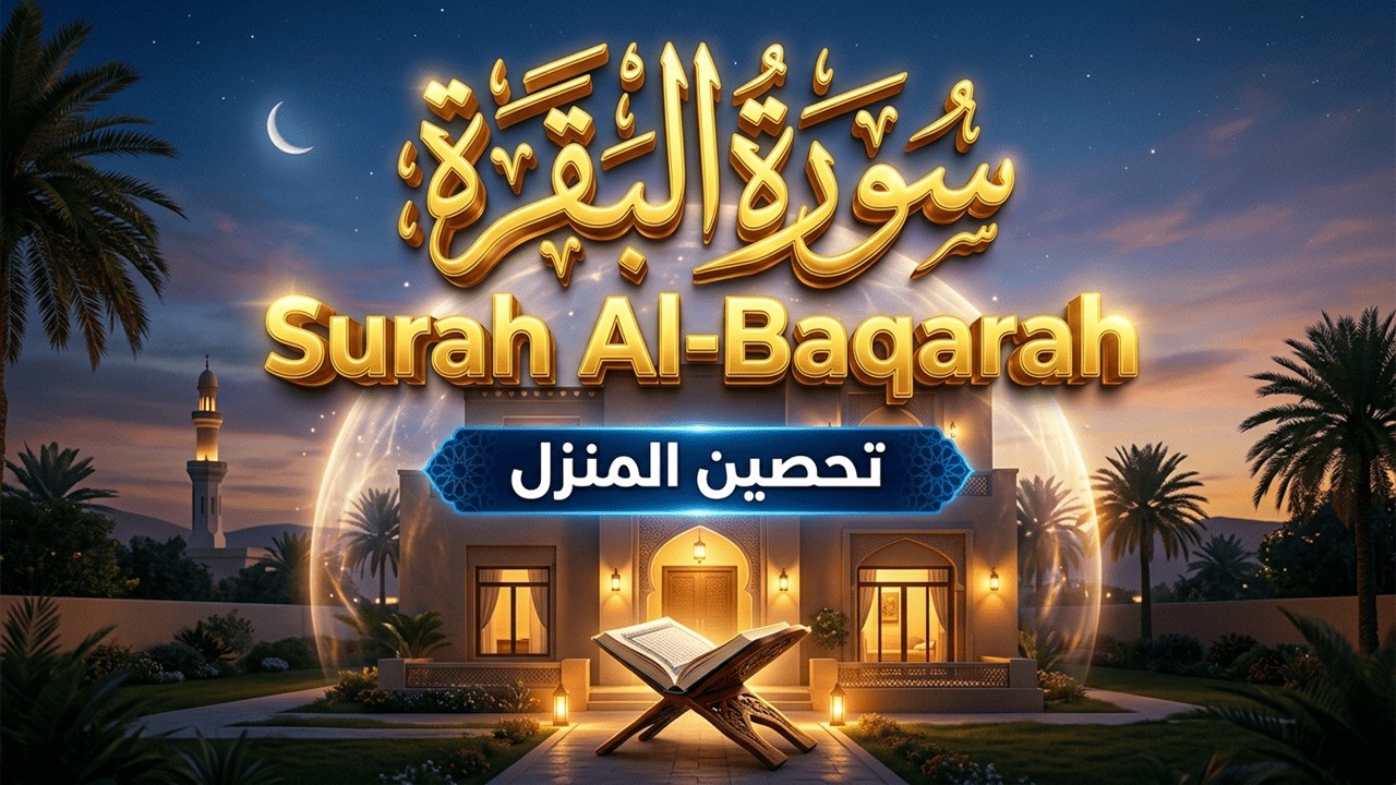 سورة البقرة (كاملة) لحفظ وتحصين المنزل وجلب البركة بإذن الله - تلاوة رائعة 🎧 Sourah Baqara