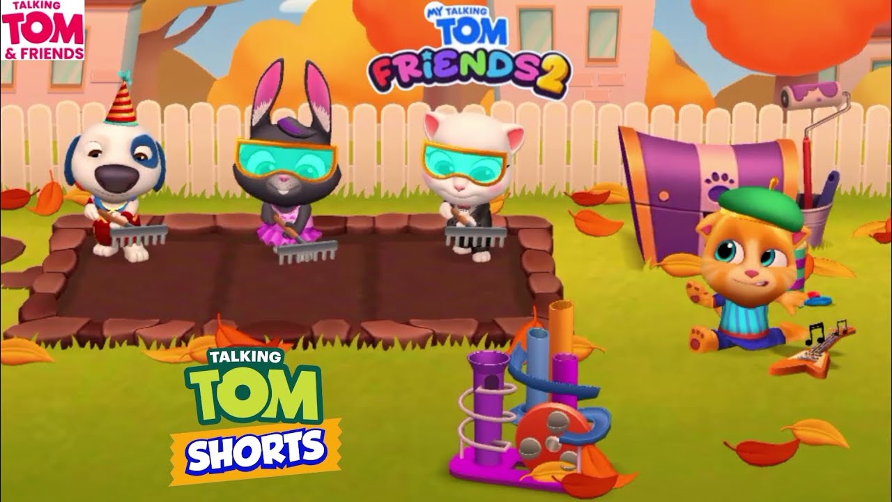 ⛺️ Backyard Camping & More 🌲 Talking Tom Shorts (Android iOS Game 🎮🎯)