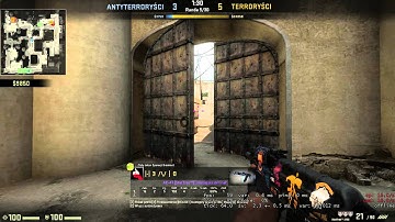 CS:GO ACE HENIO - AK-47 5 HS !! (Dust2)