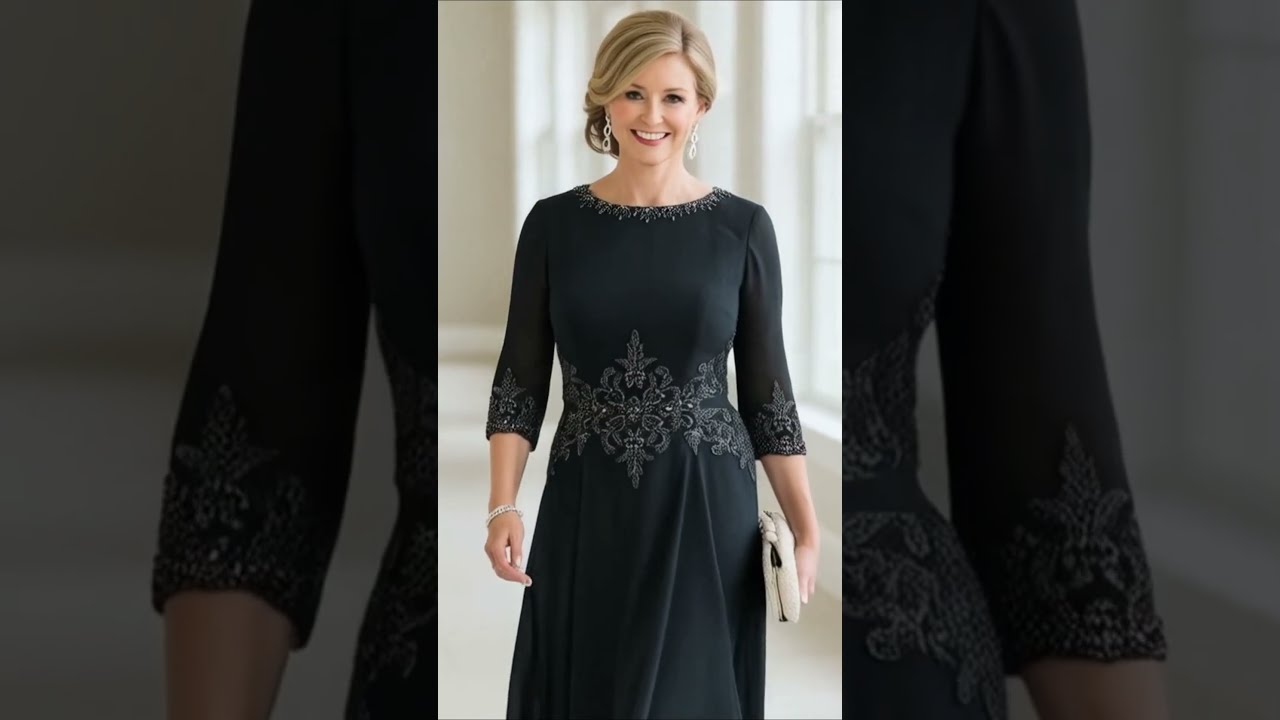 Chic Classy Graphite Black Mother Of The Bride Dresses