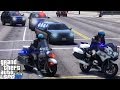 LSPDFR Police Mod 440 | Two California Highway Patrol Motorcycle Escorting The Mayor Of Los Santos