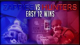 Zappies Vs Hunter Challenge Easy 12 Wins Tips And Tricks