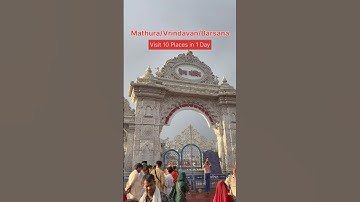 Vrindavan One Day Tour 2024|Vrindavan/Barsana Tour Guide|Vrindavan Tourist Places|Delhi to Barsana