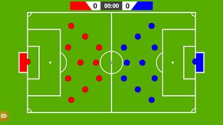 Red vs Blue. in Marble Soccer