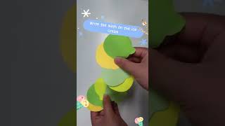 DIY Math Craft! | Ice Cream Math Craft | Craft Game for fun
