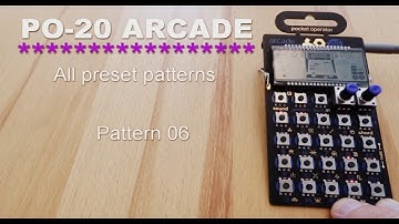PO-20 ARCADE - all original preset patterns