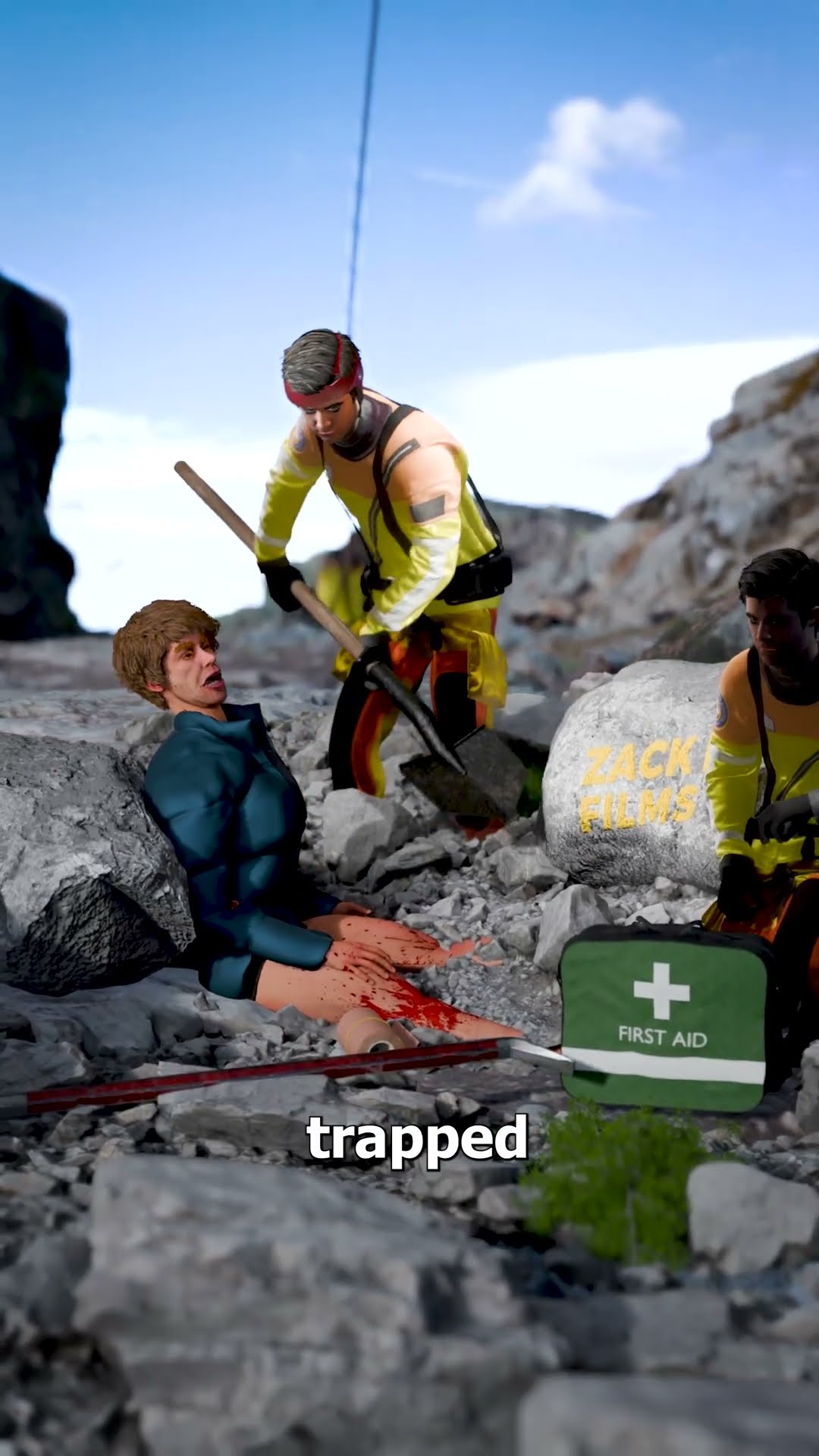 Trapped Under A Boulder For 40 Hours ?