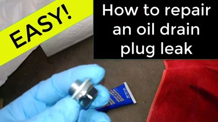 How to Fix an Oil Pan Plug Leak for $5
