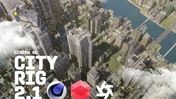 Cinema 4d CityRig2.1- Update / Redshift, Octane
