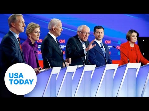 Democratic candidates make their case at Des Moines debate | USA TODAY