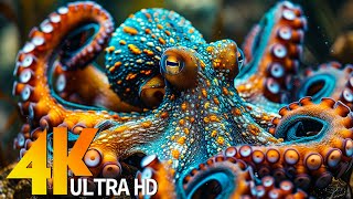 The Ocean 4K - Coral Reefs & Colorful Sea Life - Music For Life, Quickly Fall Asleep