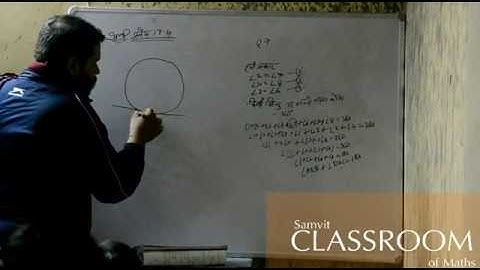 Exersize 13  THEOREM 13.4  Class 10 RBSE Circle and Tangent (वृत्त एवं स्पर्श रेखा)