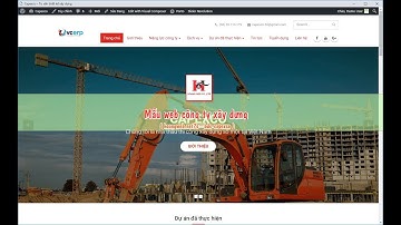 Mẫu web công ty xây dựng - WordPress